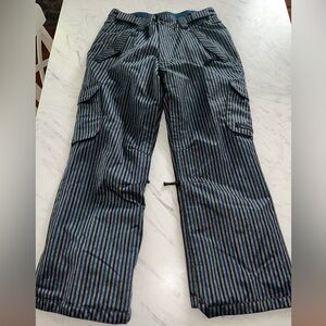 RIDE SNOWBOARDS ski snow Strata HD II Men’s Pants 🏂 stripe warm l
